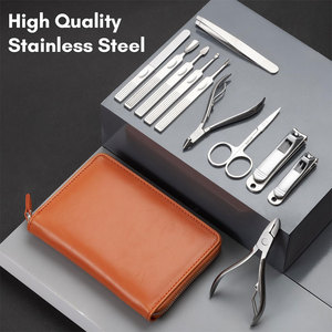 Professional Stainless Steel Manicure & <b>Pedicure</b> <b>Set</b> Nail Clippers Kit Grooming Tools Case Gift Box - Product Image 4