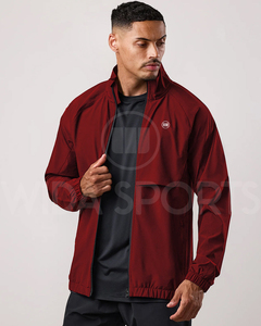 เสื้อแจ็คเก็ตกันลมแบบสปอร์ตสำหรับผู้ชาย กันน้ำ ระบายอากาศได้ดี น้ำหนักเบา เหมาะสำหรับออกกำลังกาย วิ่ง เทรนนิ่ง และกิจกรรมกลางแจ้ง - Product Image 2