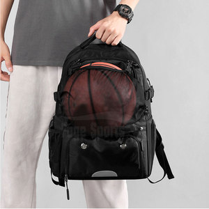 Sac à dos de basketball durable grande capacité avec compartiment à chaussures et porte-bouteille pour les sports et l'entraînement en plein air - Product Image 5