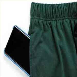OEM Service Men's Summer Casual Solid Terry Two-Piece Breathable Cotton T-Shirt Shorts <b>Set</b> - Product Image 5