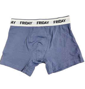 Wholesale Customized <b>Silk</b> Screen Printed Logo <b>Men's</b> Breathable 100% Cotton Knitted Waist Boxer <b>Shorts</b> - Product Image 4