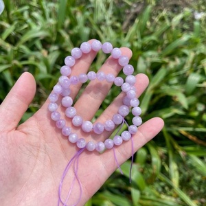 Top Selling Kunzite Stone <b>Healing</b> Beads Elastic <b>Bracelet</b> <b>for</b> Unisex Fashion Gift Business Natural Energy <b>Crystal</b> <b>Bracelet</b> - Product Image 3