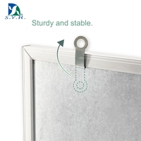 Pizarra Magnética Superfina y Resistente con Marco de Aluminio Mate, Tamaño Personalizable, Imán Fuerte, Calendario Mensual de Borrado en Seco