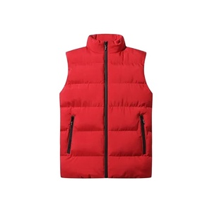 Mens Black <b>Padded</b> V-<b>neck</b> Collar Single Breasted Closure Windproof Spring Eco-Friendly <b>Heated</b> Formal Solid Color Polyester Puffer - Product Image 3