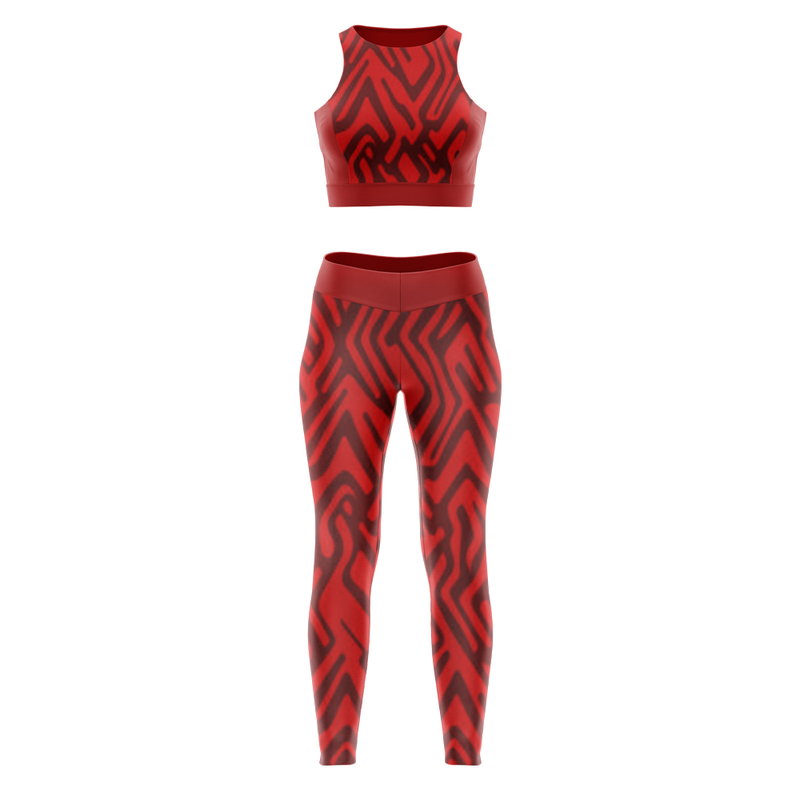 Sublimation Sexy Women Fitness Sports Wear