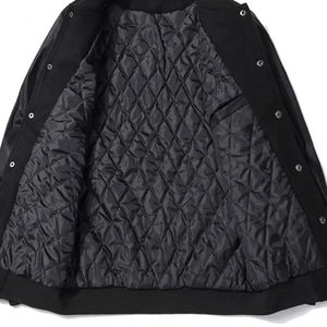 Vestes universitaires pour hommes sur mesure à manches longues, nouveau design, qualité supérieure, couleurs personnalisées, logo sur le devant, tissu en laine pour l'hiver - Product Image 3