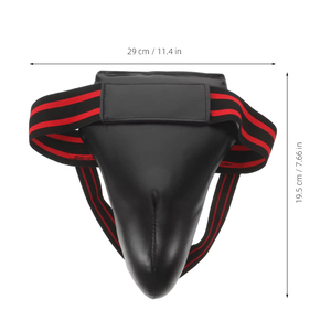 Protector Inguinal de Cuero Ligero para Boxeo y Sparring, Nuevo, con Logotipo Personalizado y Protección de Seguridad - Product Image 1