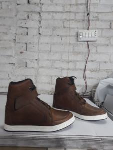 Chaussures de boxe pour hommes légers personnalisés en cuir véritable respirant avec propre logo pour la lutte - Product Image 3