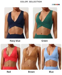 Y-line <b>Straps</b> Breathable Simple Solid Yoga Sports <b>Bra</b> - Product Image 6