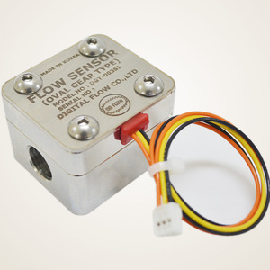 Capteur de débit d'eau numérique DIGITAL FLOW DGT-003SI, capteur de débit à engrenages ovales, acier inoxydable 316L, filetage interne PT 1/4 - Product Image 3