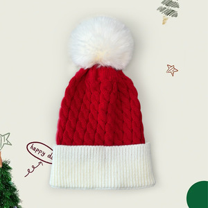 Chapeaux en tricot pour enfants avec pompons, thème Noël et elfes - Product Image 4