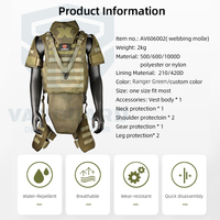 Chaleco Táctico Protector Exterior MOLLE Personalizado de Fábrica, Chaleco Táctico de Cuerpo Completo para Entrenamiento de Supervivencia Táctica al Aire Libre, Senderismo y Caza