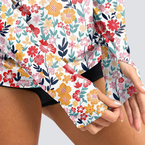 Rashguard Femme Haute Qualité, Vente Chaude, Conception Unie Personnalisée, Couleurs Unies, Confortable pour la Gym - Product Image 3