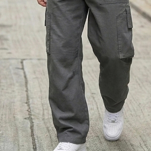กางเกงคาร์โก้ผู้ชายปี 2026 กางเกงทำงานคุณภาพสูงสไตล์ไทย แห้งเร็ว ระบายอากาศดี สไตล์ลำลอง ปักโลโก้ - Product Image 4