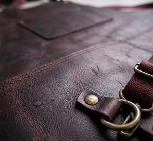 Delantal de Cuero Genuino para Artistas del Tatuaje, Protección Profesional Contra el Tinta y el Olor, Resistente al Agua, Equipo de Trabajo para Estudio - Product Image 5