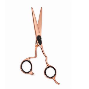 Ciseaux de coiffure en or rose 6,5 pouces à lame inclinée - Product Image 2