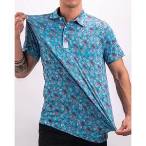 Chemise polo pour homme grande taille, col rond, t-shirt polo en coton 100%, logo personnalisable pour vêtements pour homme - Product Image 5