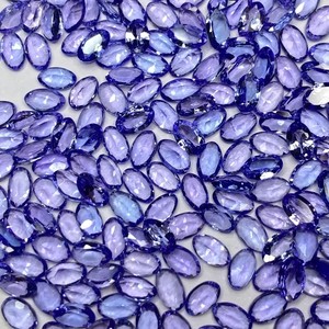 Piedra Preciosa Suelta de Tanzanita Natural de 5x7mm, Corte Ovalado Facetado, Color Azul Violeta, Piedra de Nacimiento, Joyería de Alta Calidad, Precio al por Mayor - Product Image 2