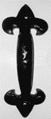 Modern Cast Iron Furniture Handle Pull <b>Knob</b> <b>Black</b> Finish Bar Shape for Bedroom Living Room Dresser Drawer Cabinet - Product Image 3
