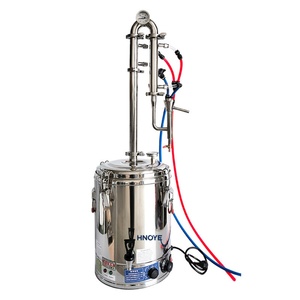 Distillateur d'huiles essentielles en acier inoxydable 304, machine d'extraction par distillation à la vapeur de 50 L pour la lavande et la rose - Product Image 4