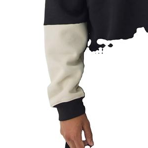 Sweat-shirt personnalisé pour homme, coupe classique, en polyester/coton, couleur unie, logo personnalisé, écologique, pull-over printemps, fabrication OEM - Product Image 3