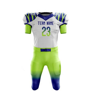 Conjuntos de Uniformes de Fútbol Americano para Clubes Deportivos, Impresión por Sublimación Digital, Logotipo Personalizado, Manga Corta, Tallas Grandes - Product Image 2