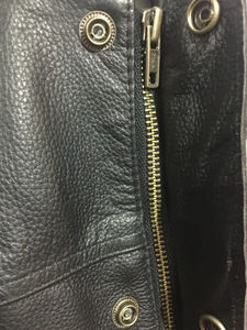 Chaleco de Motocicleta Personalizado de Cuero Genuino, Impermeable, Resistente al Viento, Talla Grande, de Alta Calidad para Hombre - Product Image 5