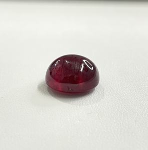 Cabujón de Rubí Rojo Rosado Natural de Primera Calidad, 100 % Natural, 29.15 Quilates, Tratado Térmicamente, Forma Redonda, Gema Suelta para Joyería - Product Image 1