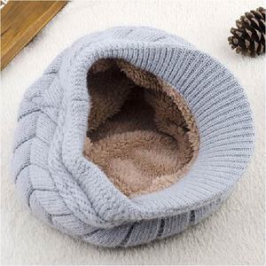 Gorro de invierno cálido para mujer con visera, gorra de punto chevron estilo Newsboy con ala, gorro suave y holgado tipo Cabbie, gorro térmico para esquí al aire libre - Product Image 3