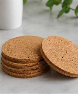 Wood Drink Coasters Round Cup <b>Mat</b> Set Table Protector <b>Bar</b> Accessories Home Use - Product Image 2