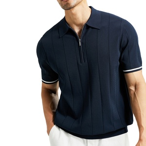 Camisetas Polo de Algodón Lisas con Cierre para Hombre, Personalizables con Logotipo, Estilo Casual, Corte Recortado, con Cierre, Modelo 2026 - Product Image 6
