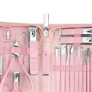 ชุดอุปกรณ์ดูแลเล็บมืออาชีพ ขายส่ง คุณภาพดี ราคาถูก ชุดเครื่องมือทำเล็บมือและเล็บเท้า สแตนเลส สีสันโดดเด่น - Product Image 4