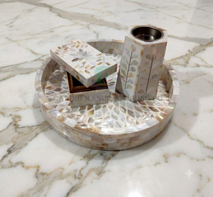 Juego de Quemadores de Incienso Estilo Árabe con Incrustaciones de Nácar, Caja con Bandeja y Soporte para Bobinas, para Decoración del Hogar - Product Image 3