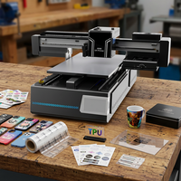Imprimante jet d'encre entièrement automatique Epson I3200 XP600 avec tête d'impression pour badges / patchs TPU / enseignes TPU