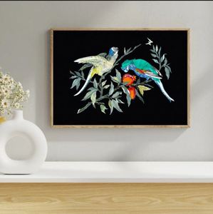 Nouvelle conception moderne, plateau de table rectangulaire en marbre noir fait main avec incrustations de marbre, décor pour la maison, salon, idéal pour un cadeau de pendaison de crémaillère - Product Image 1