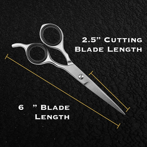 กรรไกรตัดผมขนาด6.0นิ้วใบมีดสแตนเลสด้ามจับเซรามิกกรรไกรช่างตัดผมแบบปลายแหลมตรงแบบสวยงาม - Product Image 5