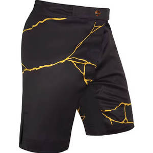 Shorts MMA pour hommes, personnalisables à l'avant, légers, séchage rapide, durables, confortables, pour l'entraînement, la lutte, les séances de gym - Product Image 4