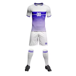 Tenues de football OEM les plus vendues pour adultes – Ensembles de sport d'extérieur respirants à manches courtes, personnalisables avec logo, unisexes - Product Image 5
