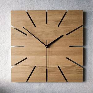 Sustainable Wooden <b>Clock</b> Eco Friendly Wall Hanging <b>Clock</b> Handmade Wood Decor Item for Home Office Hotel Restaurant - Product Image 6