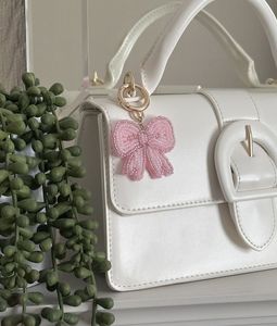Luxury Handmade Eco-Friendly Floral Embroidery Beaded <b>Keychain</b> <b>Customized</b> Shape Premium Decorative Key Holder Unique Bohem - Product Image 1