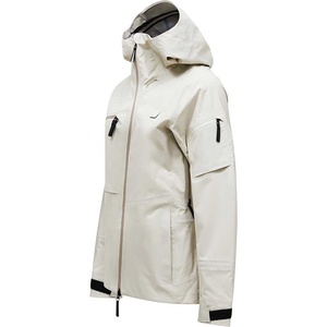 Chaqueta de Esquí Impermeable para Mujer, Abrigo de Invierno Aislado, Transpirable, Cortavientos, con Capucha, Ropa de Abrigo para Exteriores, Chaqueta de Lluvia Plegable para Mujer - Product Image 3
