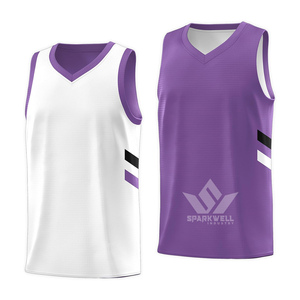เสื้อบาสเก็ตบอล Sparkwell ชื่อทีม 00 แบบซับลิเมชั่น คอวี สายรัดรูปตัว T ลาย 3 มิติ ผ้าตาข่าย ทรงแอธเลติก สำหรับผู้ใหญ่ทุกเพศ ทุกฤดู - Product Image 5