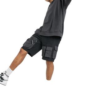 กางเกงขาสั้นผู้ชายผ้าชิโนชิโนมีซิปสีล้วนสำหรับผู้ชายกางเกงขาสั้นผ้าฝ้าย100% - Product Image 3