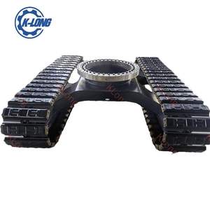 OEM rupsbanden hydraulische motor stalen chassis onderstel voor 10 - 120 ton boor- en graafmachines, crusher en boorinstallatie onderdelen - Product Image 2