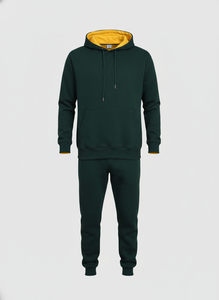 ชุดวอร์มผ้าฝ้ายฟลีซแบบกำหนดเอง ชุดกีฬาฤดูหนาว คุณภาพสูง ขายส่งแบบ OEM - Product Image 6