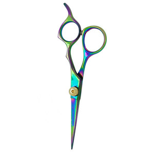 Hair Scissors German Stainless Steel Sharp <b>Blade</b> Medium Handle Multi Color Professional <b>Barber</b> Salon Scissors Gold Screw Hair - Product Image 6