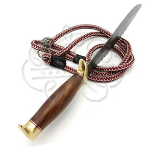 Cuchillo Bowie de Acero de Damasco Hecho a Mano, Hoja Afilada con Funda de Cuero, 256 Capas - Product Image 6