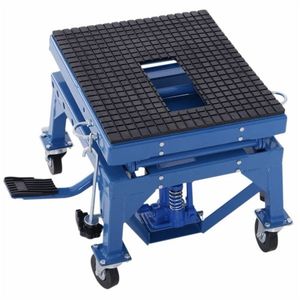 Sollevatore Idraulico a Forbice per Moto da 300 libbre con Pedana e Ruote per Cavalletti da Lavoro per Moto da Cross - Product Image 2