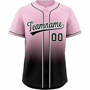 Jersey de Béisbol de Alta Calidad con Nuevo Diseño, Talla Grande, Doble Costura, Poliéster, Subido por Dress Sports - Product Image 1