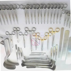 Vente en gros de l'ensemble de chirurgie plastique professionnel JIMED SURGICAL, 72 pièces, outils chirurgicaux en acier inoxydable, réutilisables, haute qualité, CE - Product Image 1